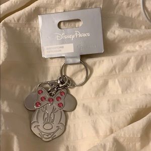 Disney Minnie Mouse October Birthstone Keychain